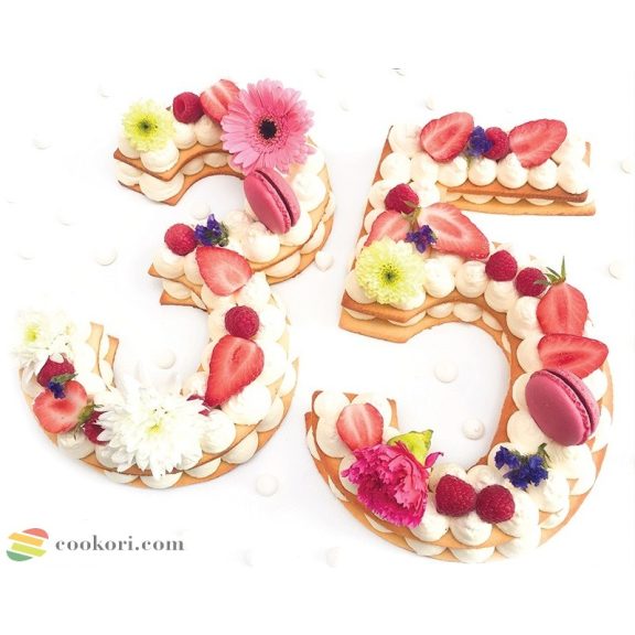 ScrapCooking Számtorta sablon (number cake), 9db-os