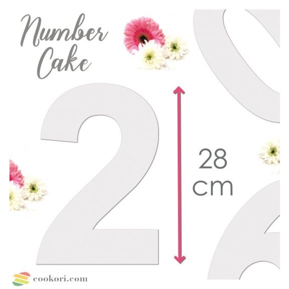 ScrapCooking Számtorta sablon (number cake), 9db-os