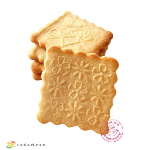 ScrapCooking Fa virágok keksz pecsét  + kiszúró