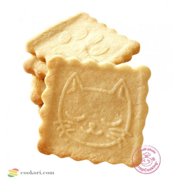 ScrapCooking Fa cicás keksz pecsét + kiszúró