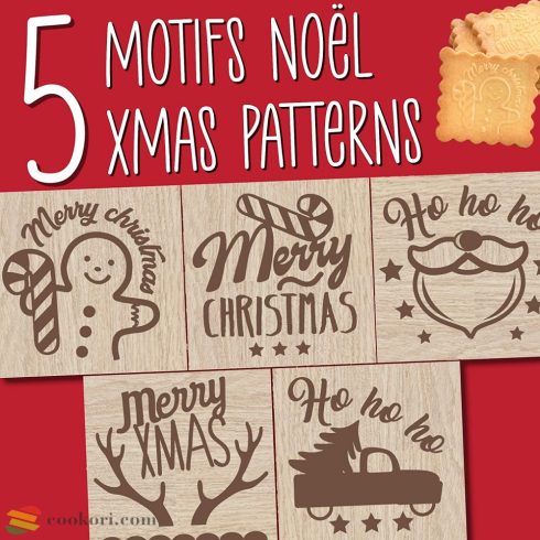 ScrapCooking Fa karácsonyi keksz pecsét + kiszúró