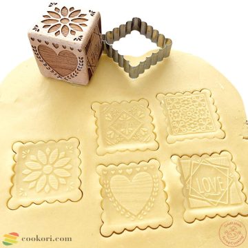 Scrapcooking Cookie stamp "deco"+ cutter