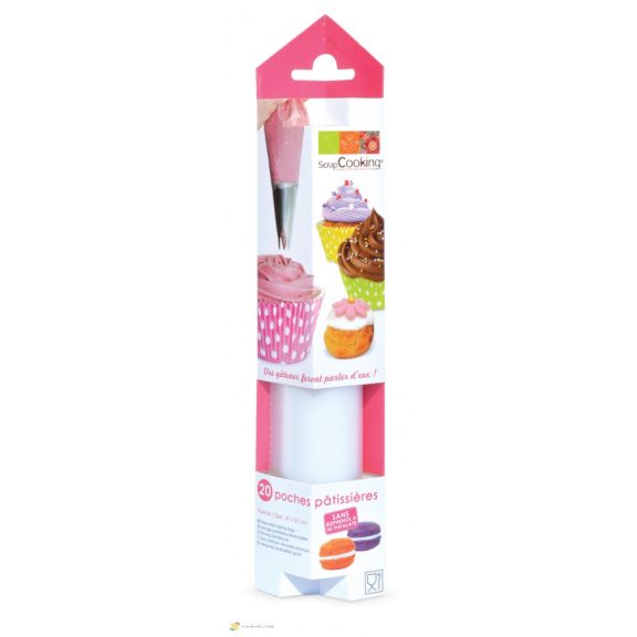 ScrapCooking Eldobható 40cm-es habzsák , 20db ScrapCooking Eldobható 40cm-es habzsák , 20db