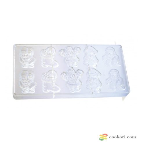 Scrapcooking rigid mould for making Christmas-themed chocolates