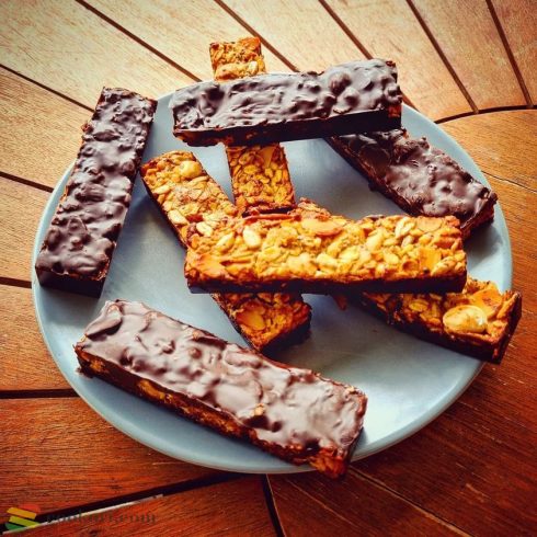 Silikomart rudacska forma "My snack", müzli és csokoládé