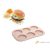 Tescoma Hamburger zsemle sütőforma recepttel, 6db-os
