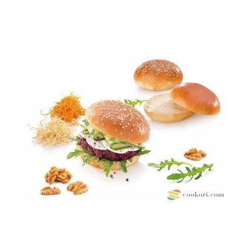 Tescoma Hamburger zsemle sütőforma recepttel, 6db-os