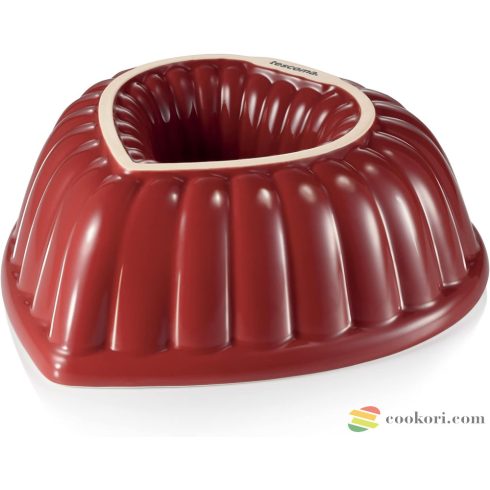 Tescoma Szív alakú kerámia sütőforma, 28x27cm
