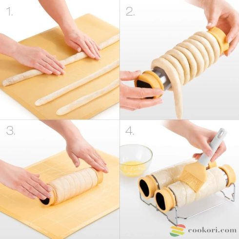 Tescoma Delicia Kürtőskalács készítő készlet, 2db-os