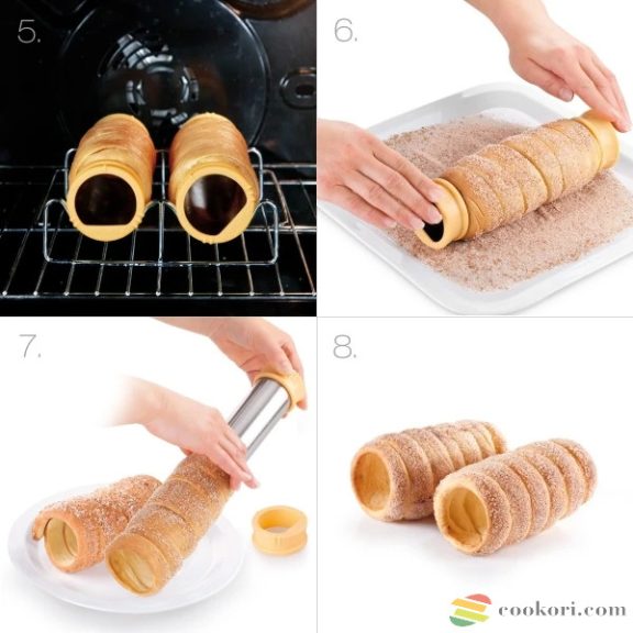 Tescoma Delicia Kürtőskalács készítő készlet, 2db-os