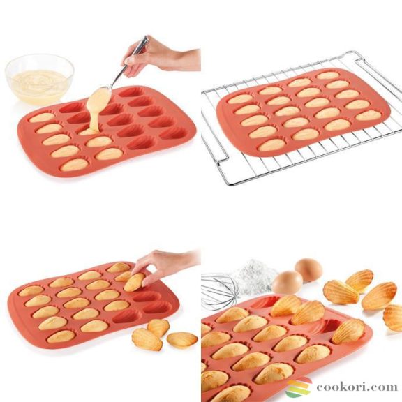 Tescoma Madeleine sütőforma, 20db-os