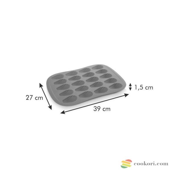 Tescoma Madeleine sütőforma, 20db-os