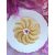 Pan for crescent-shaped vanilia rolls