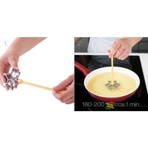 Tescoma Rosette waffle maker. 4pc