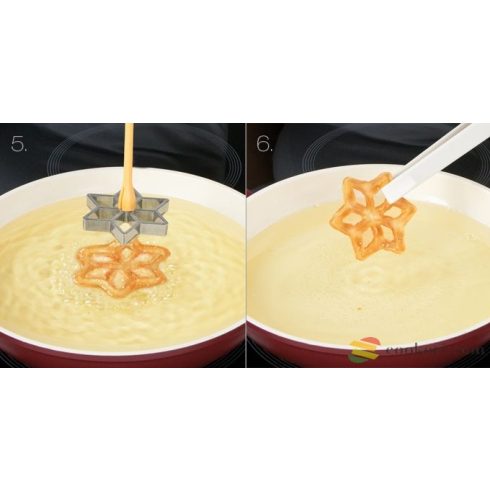Tescoma Rosette waffle maker. 4pc
