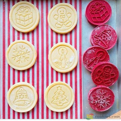 Tescoma Delicia Cookie stamp, 6 Christmas motifs