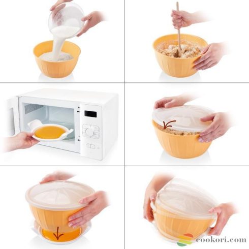 Tescoma Kelesztőtál fedővel és melegítővel