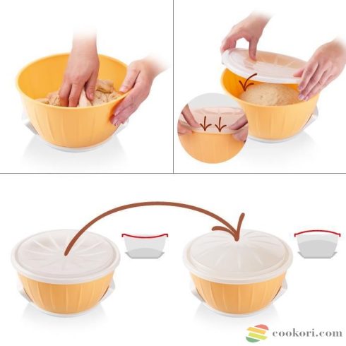 Tescoma Kelesztőtál fedővel és melegítővel