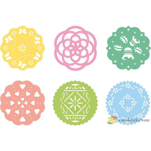 Tescoma Díszítő sablonok 21cm, 6db-os