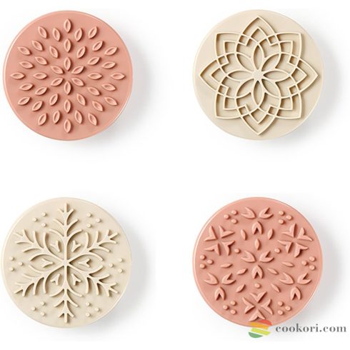 Tescoma Decorating stamps for biscuit, 4pcs