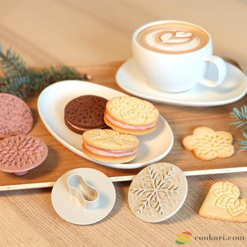 Tescoma Keksz és mézeskalács díszítő pecsét, 4db-os