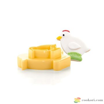 Tescoma Double-sided cookie cutters chicks, 4 sizes