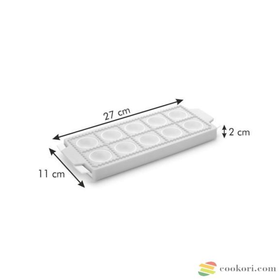 Tescoma Ravioli készítő forma, kerek 10db-os