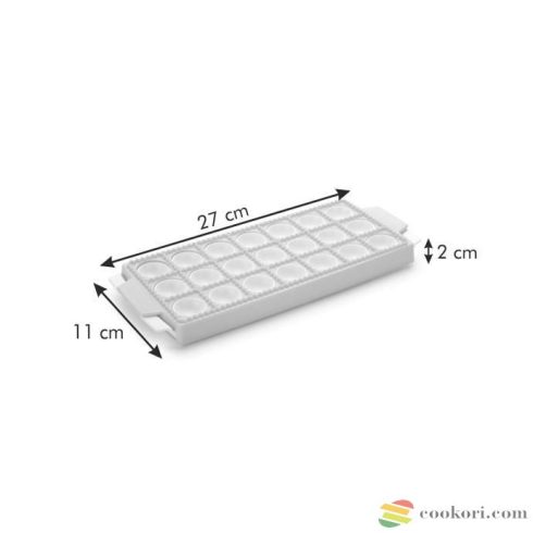 Tescoma Ravioli készítő forma, kerek 21db-os