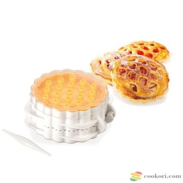 Tescoma Rácsos pite készítő készlet, 3 betéttel