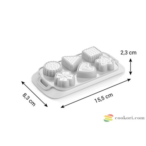 Tescoma Keksz és kréker kiszúró rács pecséttel, különféle minták