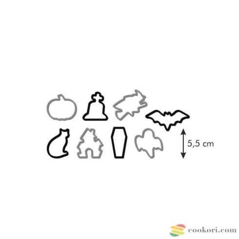 Tescoma Halloween cookie cutter set, 8pcs