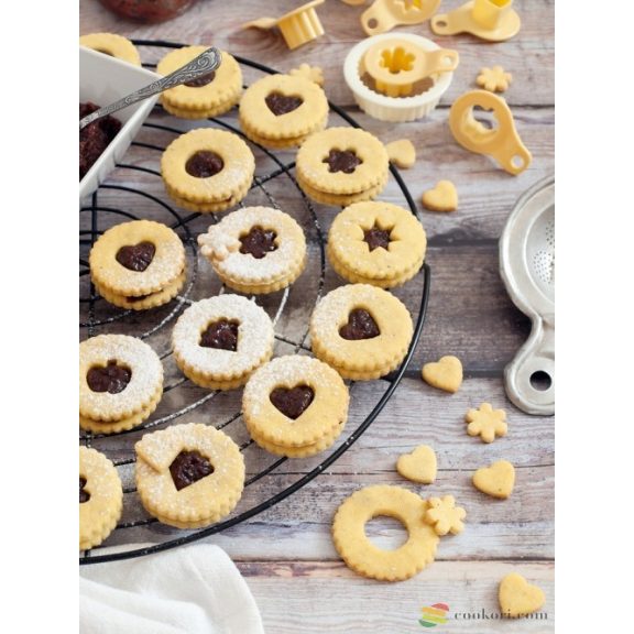 Tescoma Delicia Linzer kiszúró készlet, 8db-os