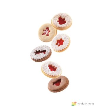 Tescoma Karácsonyi linzer kiszúró készlet, 8 db-os