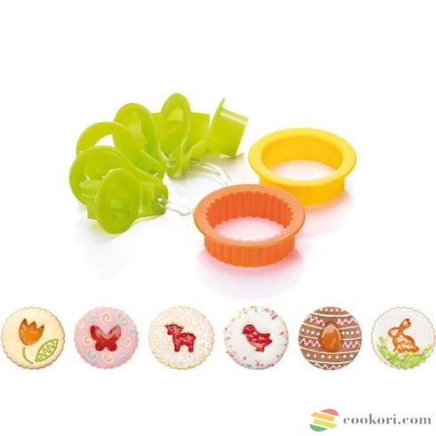 Teascoma Easter shortbread cookie cutters, 8pc