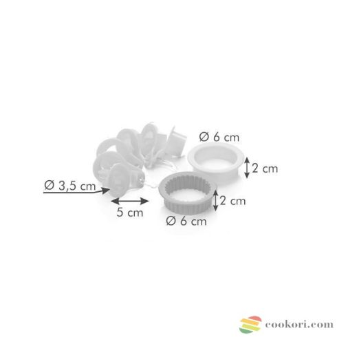 Teascoma Easter shortbread cookie cutters, 8pc