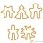 Tescoma Cup rim cookie cutters Christmas, 5pcs