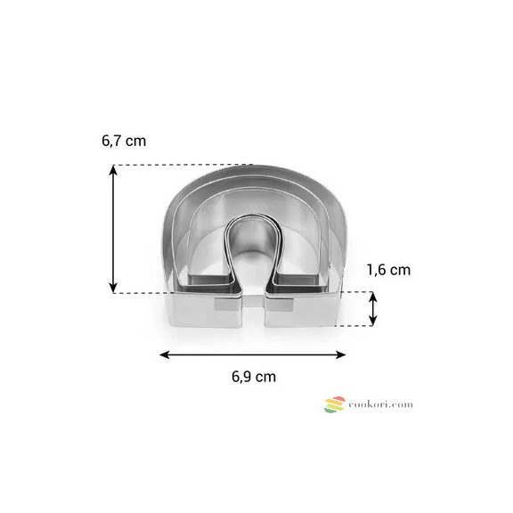Tescoma Kiszúró készlet patkó, 3db-os