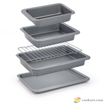 Tescoma Compact sütőforma és tepsi készlet, 5db-os